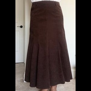Long Brown Skirt